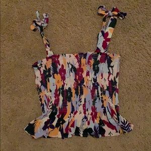 Floral tank top